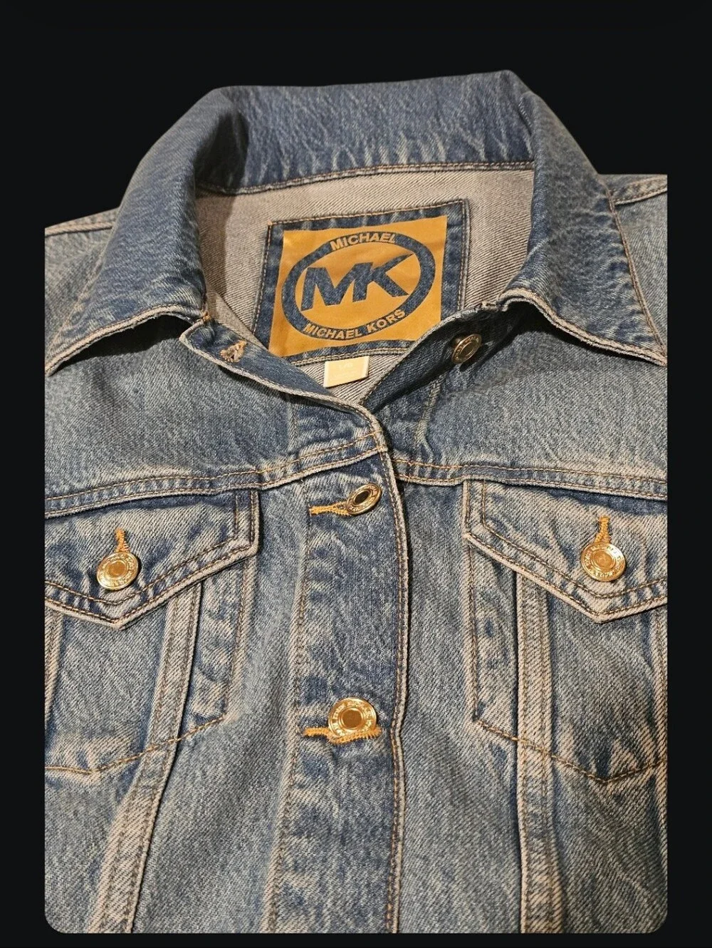 Michael Kors Classic Light Blue Denim Jacket - Women's Casual Outerwear